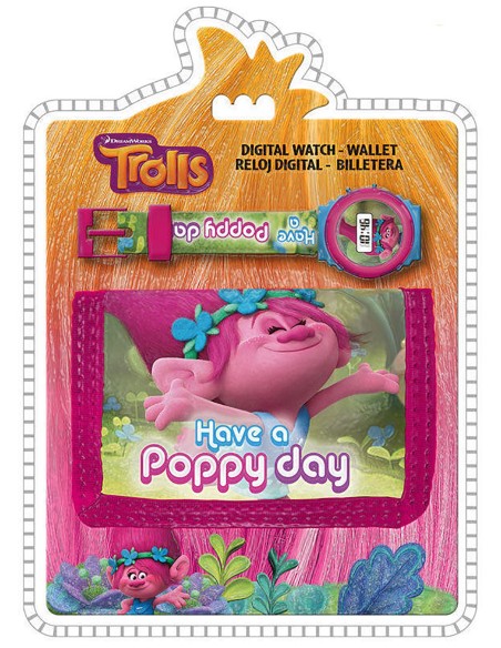 Bellissimo set regalo di Trolls con la principessa Poppy
