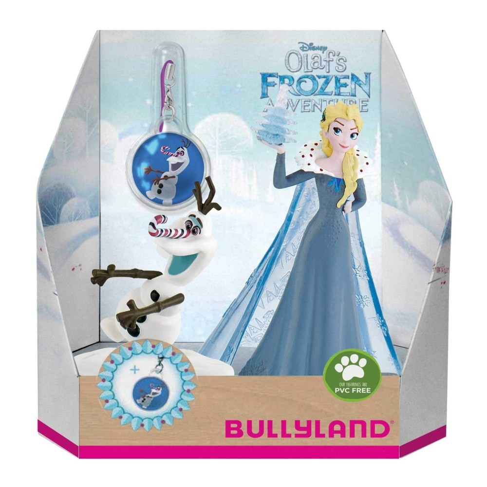 Figure personaggio set 2pz con ciondolo Frozen