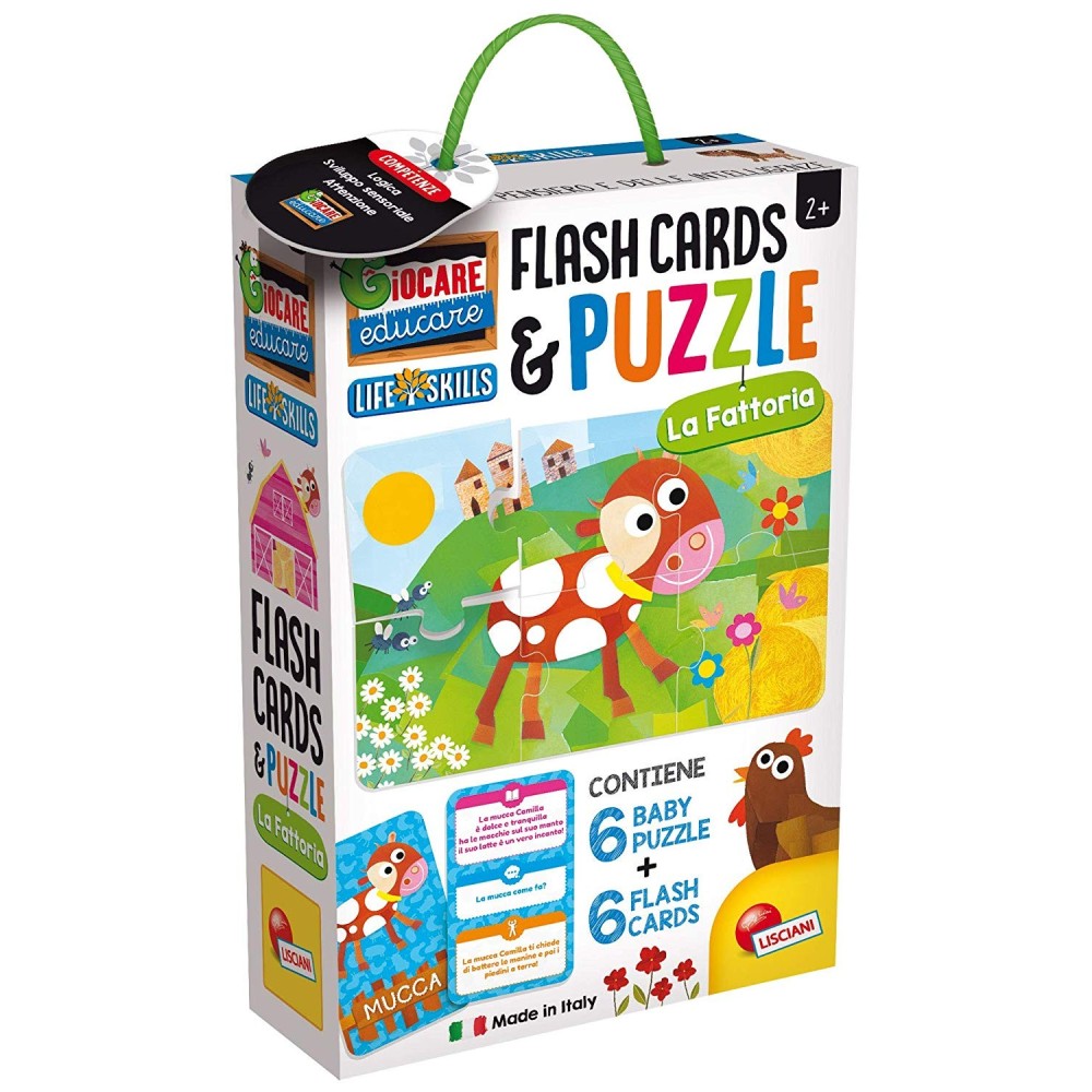 Baby Puzzle + Flash Cards La Fattoria