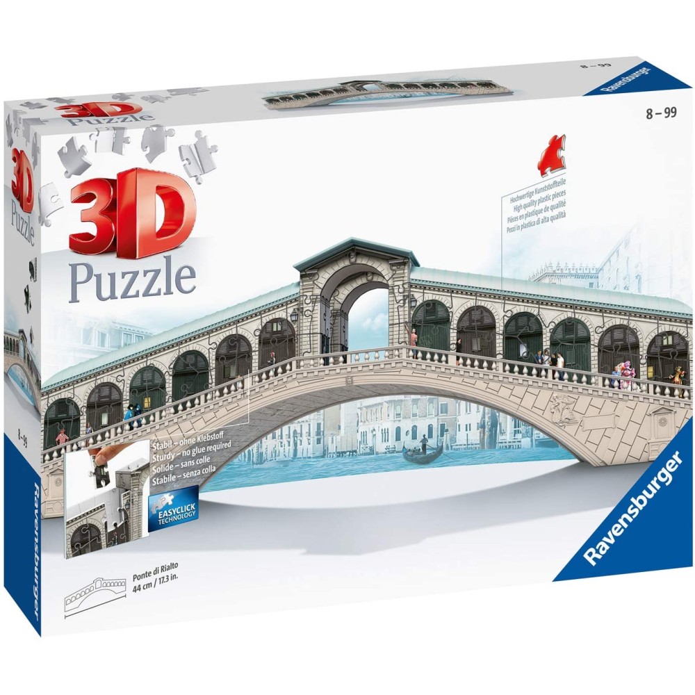 Puzzle 3D Monumenti Ponte di Rialto Venezia