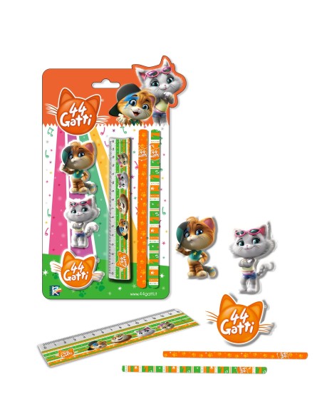 Set scuola 6 pezzi 44 Gatti