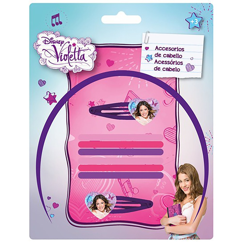 Disney Violetta - Accessori capelli set 5 pezzi per bambine