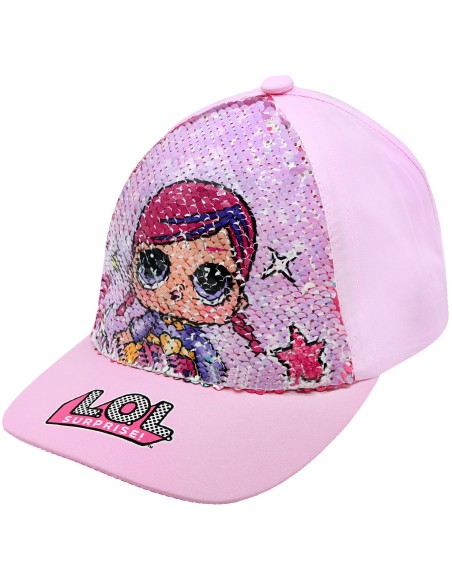 Cappello con visiera paillettes LOL Surprise