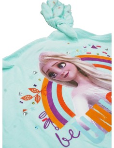 Disney Frozen - Vestitino cotone per bambine, Cotone leggero 2