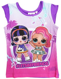 Lol Surprise - Completo due pezzi cotone bamina, Canotta con short 2