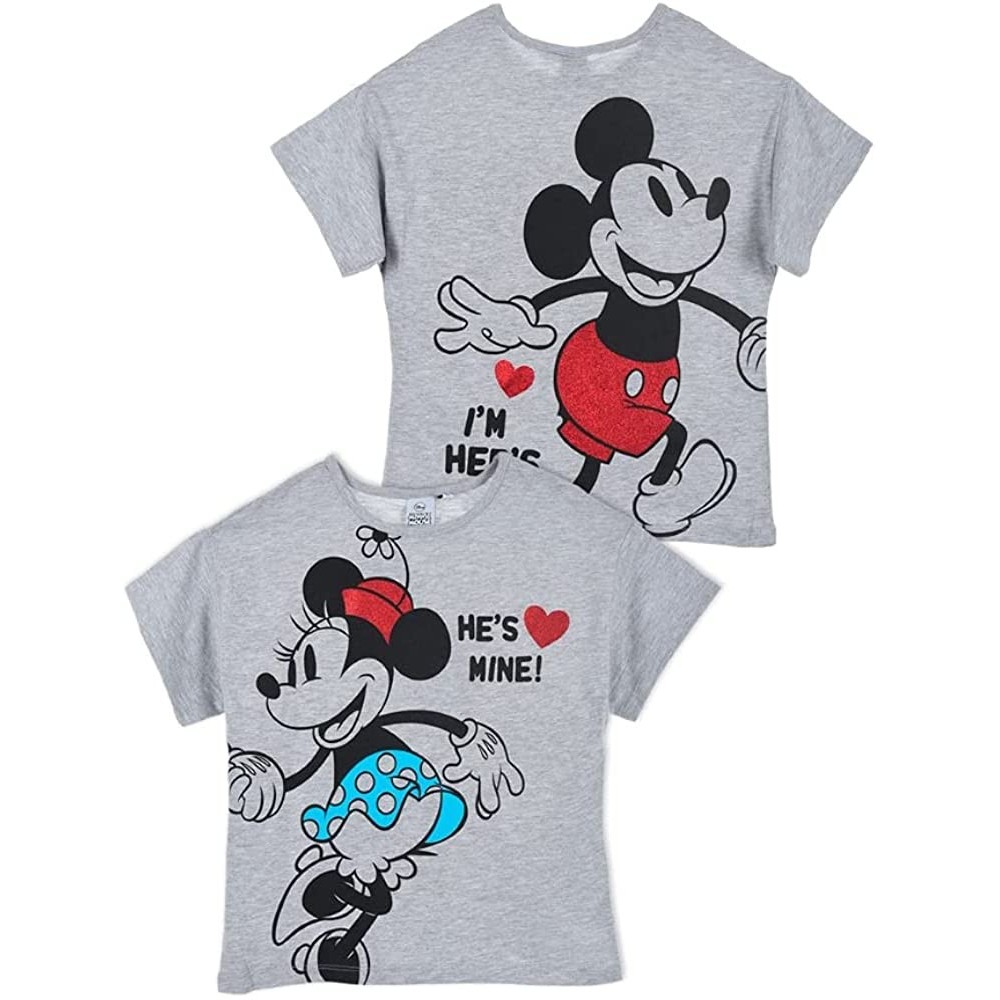 Disney Minni e Topolino - T-Shirt in cotone per bambina
