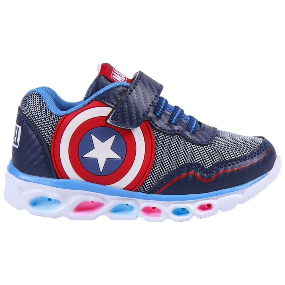 Marvel Avengers Captain America - Scarpe sportive con luci Led per bambini