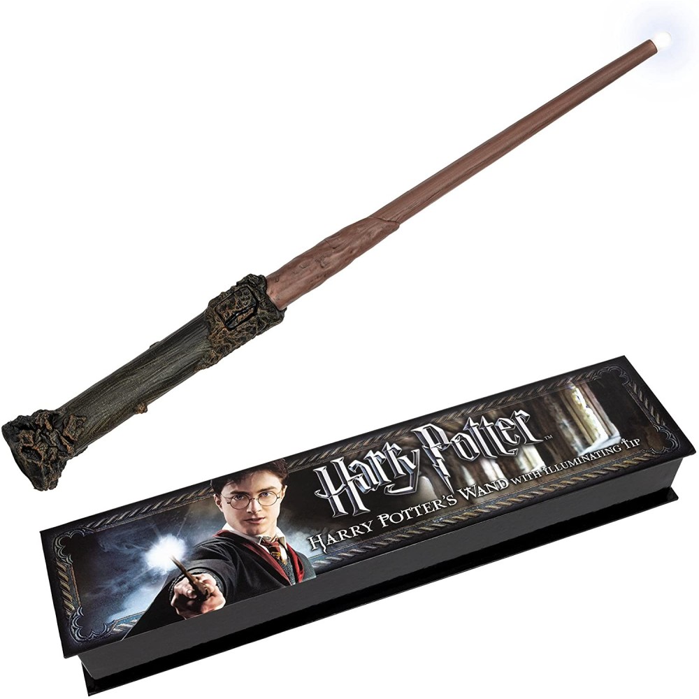Bacchetta magica con punta luminosa Harry Potter