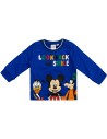 Disney Baby Topolino - Maglia manica lunga neonato, Cotone, Blu