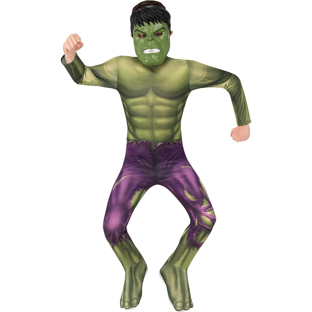 Marvel Avengers Hulk - Vestito carnevale per bambini, 9-10 anni