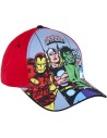 Marvel Avengers - Cappello con visiera per bambini, Poliestere e cotone, Chiusura regolabile