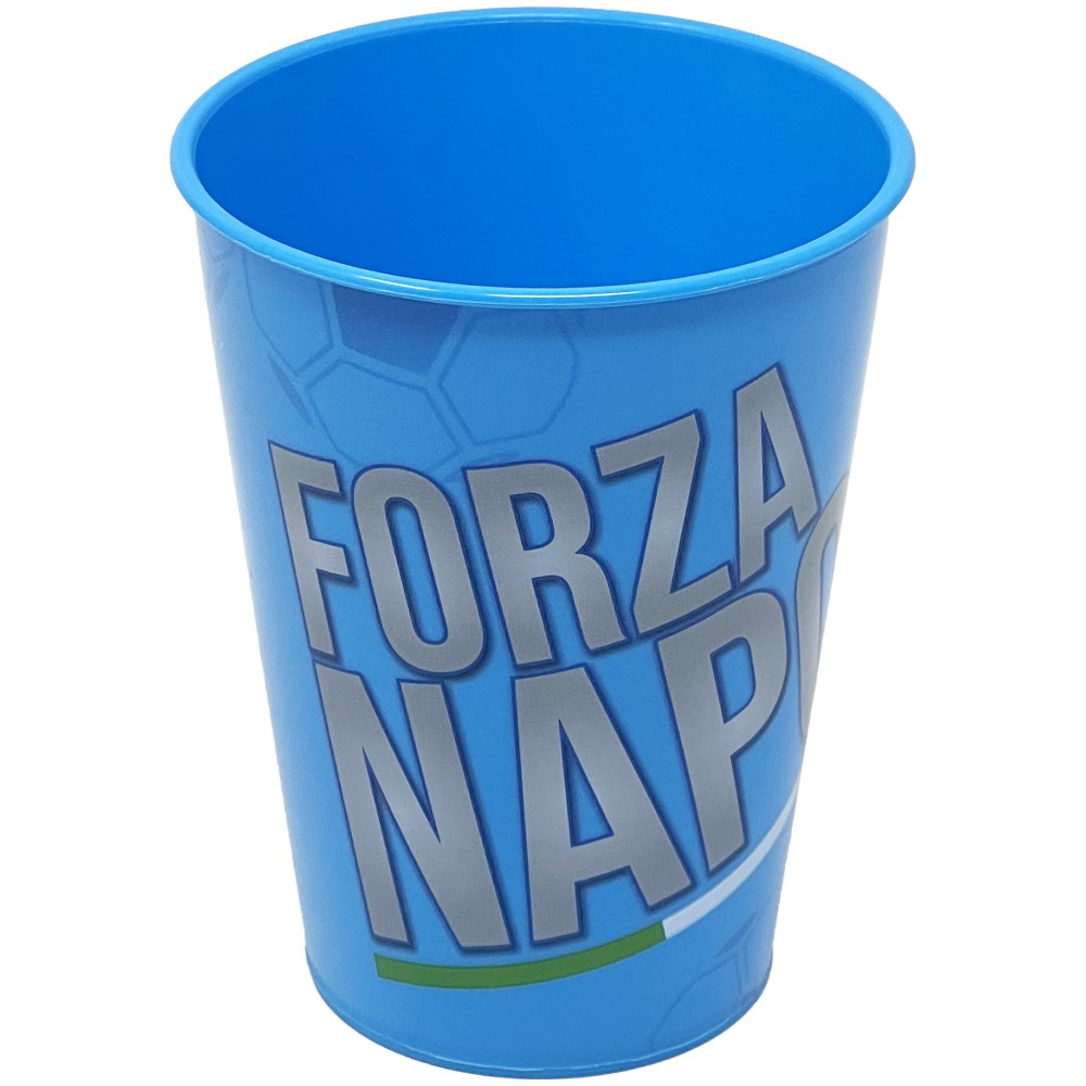 Forza Napoli - Bicchiere 260ml in plastica per bambini