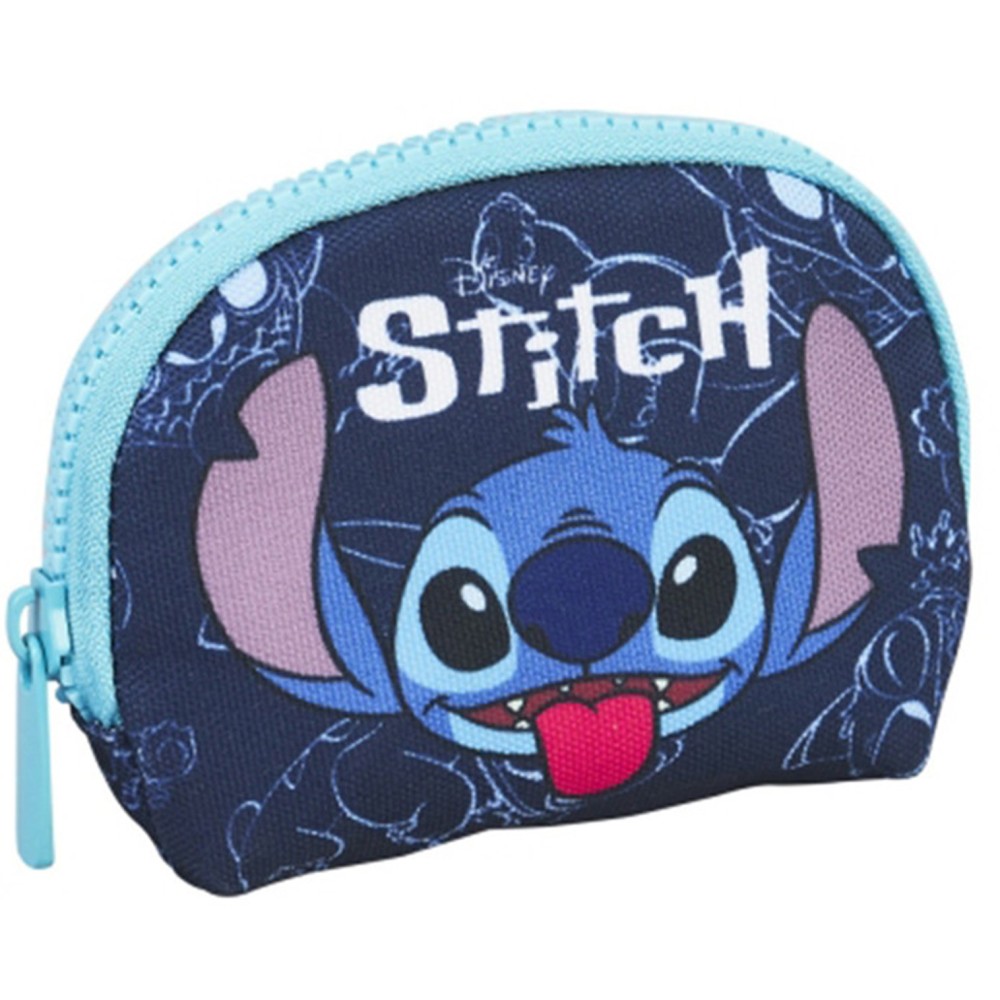 Disney Stitch Seven - Portamonete con zip per Bambine e Ragazze, 10x8x3cm