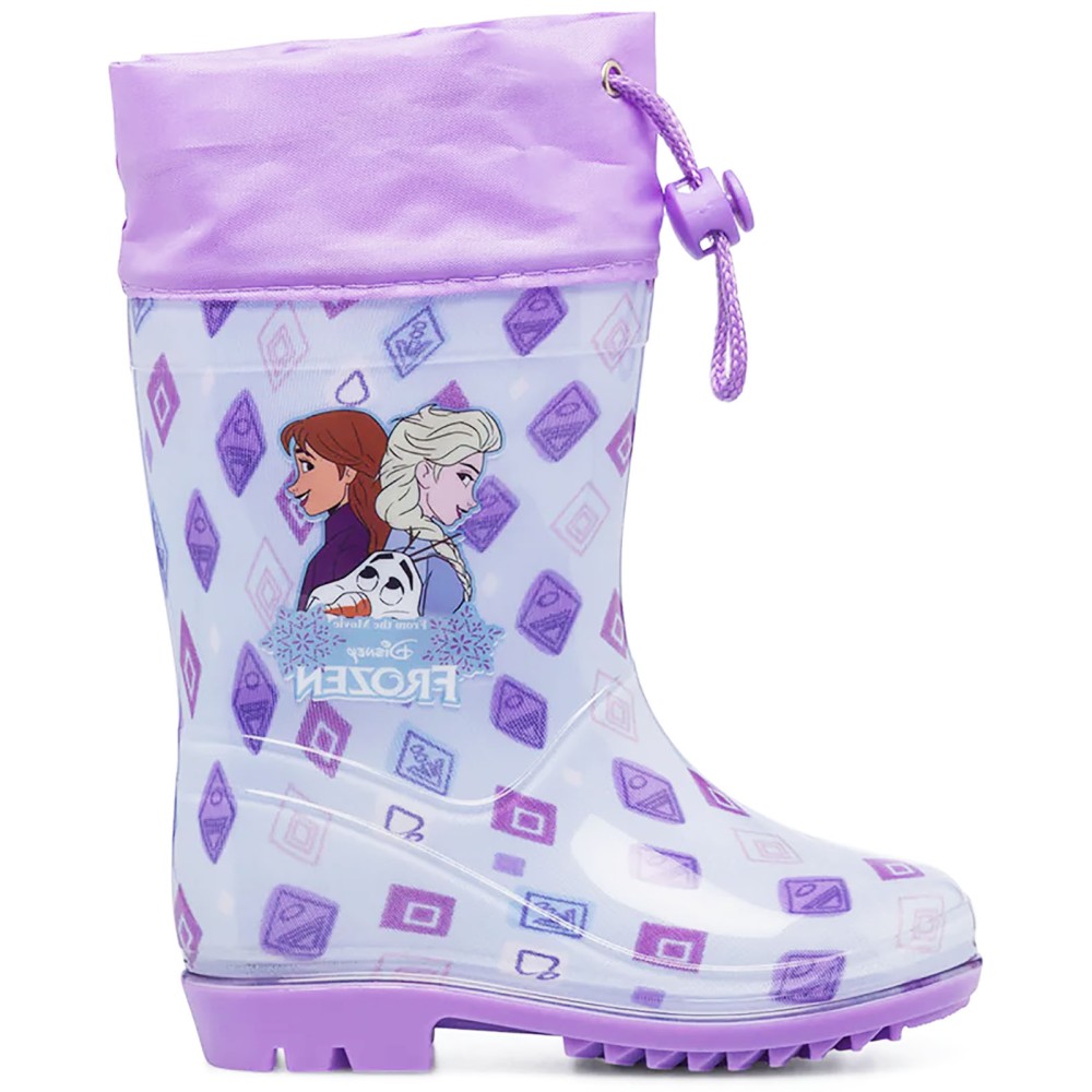 Disney Frozen - Stivali in gomma per bambine, Calosce per la pioggia con Anna ed Elsa