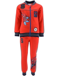 Marvel Spider-Man - Tuta sportiva per bambini, Felpa con Pantalone