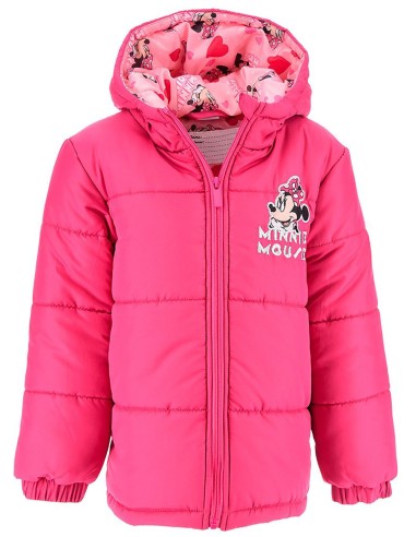 Disney Minni - Giubbino con cappuccio bambina, Fucsia