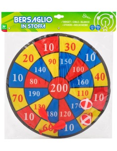 Bersaglio di stoffa 35cm con 2 palline e 2 freccette 2