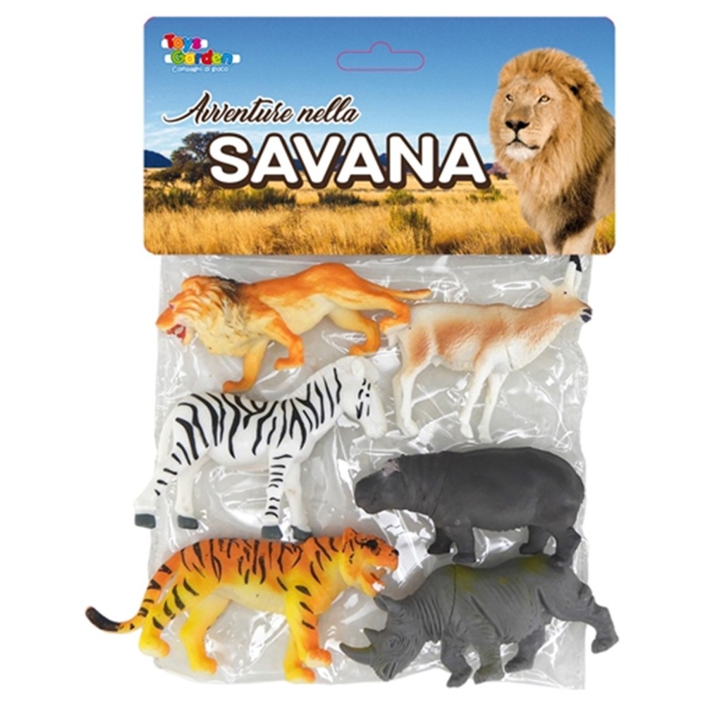 Savana - Set 6 animali
