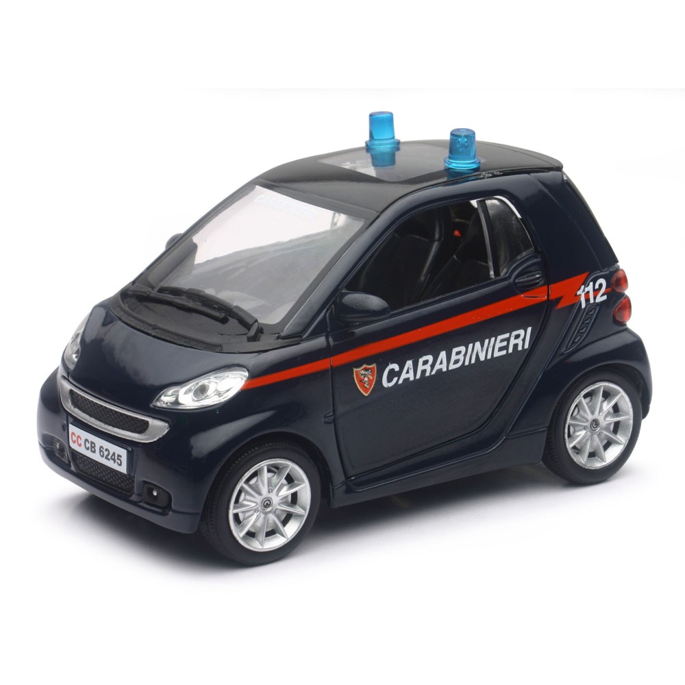 Auto modellini 1:24 Smart Fortwo Carabinieri
