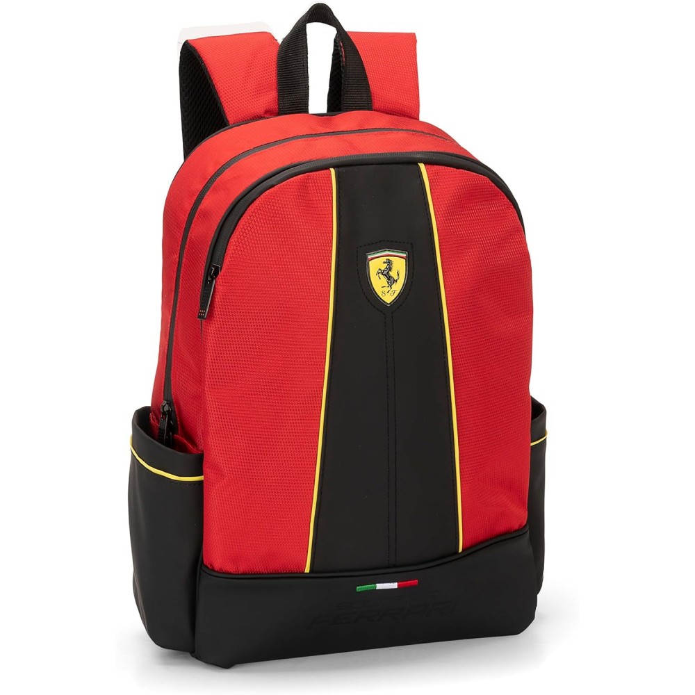 Scuderia Ferrari - Zaino organizzato per scuola elementare, medie e superiori