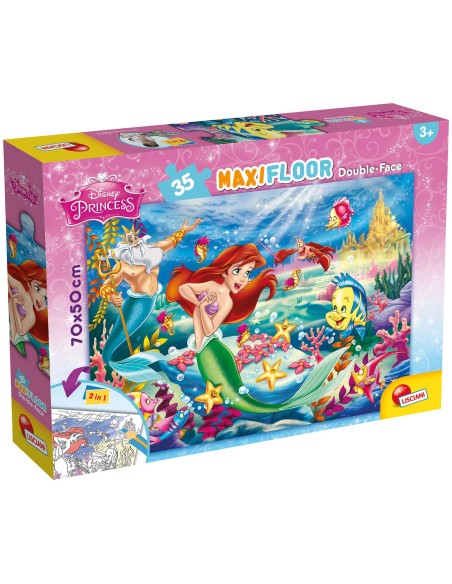 Disney La sirenetta Lisciani - Puzzle Double-Face 35 pezzi