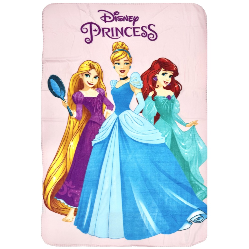 Principesse Disney - Coperta plaid in pile, 100x140cm