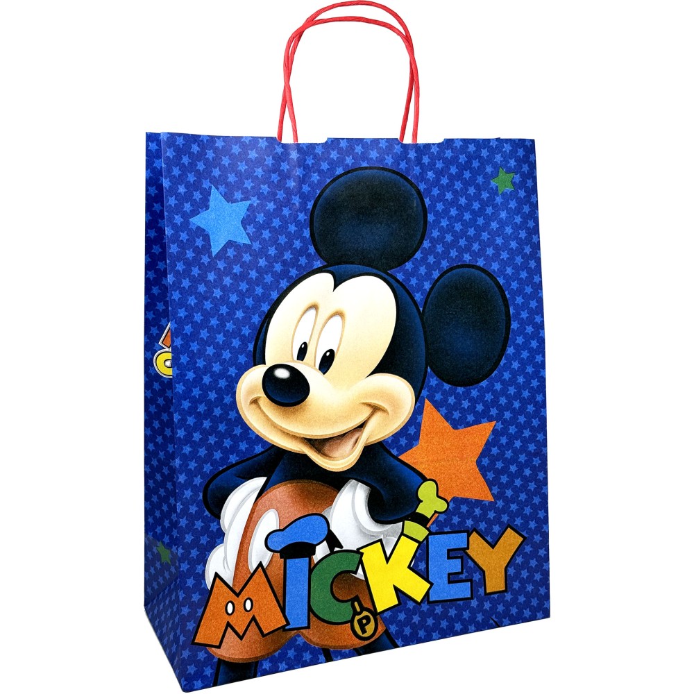 Disney Topolino e Pluto - Busta shopper in carta 32x14x40cm