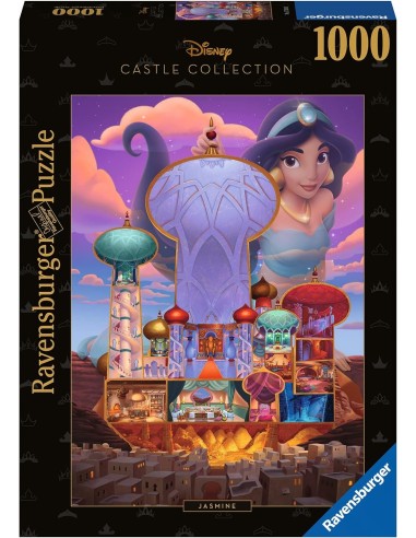 Disney Castle Collection Jasmine - Puzzle 1000 pezzi, Bambini, Ravensburger