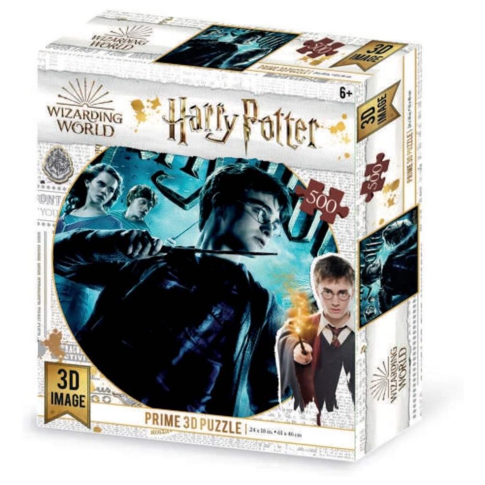 Harry Potter - Puzzle 500 pezzi, Lenticolare con effetto 3D