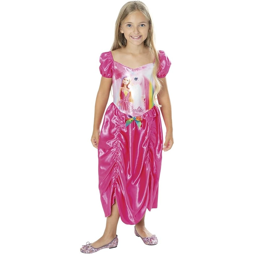 Barbie Unicorno - Vestito carnevale per bambini, 7-8 anni