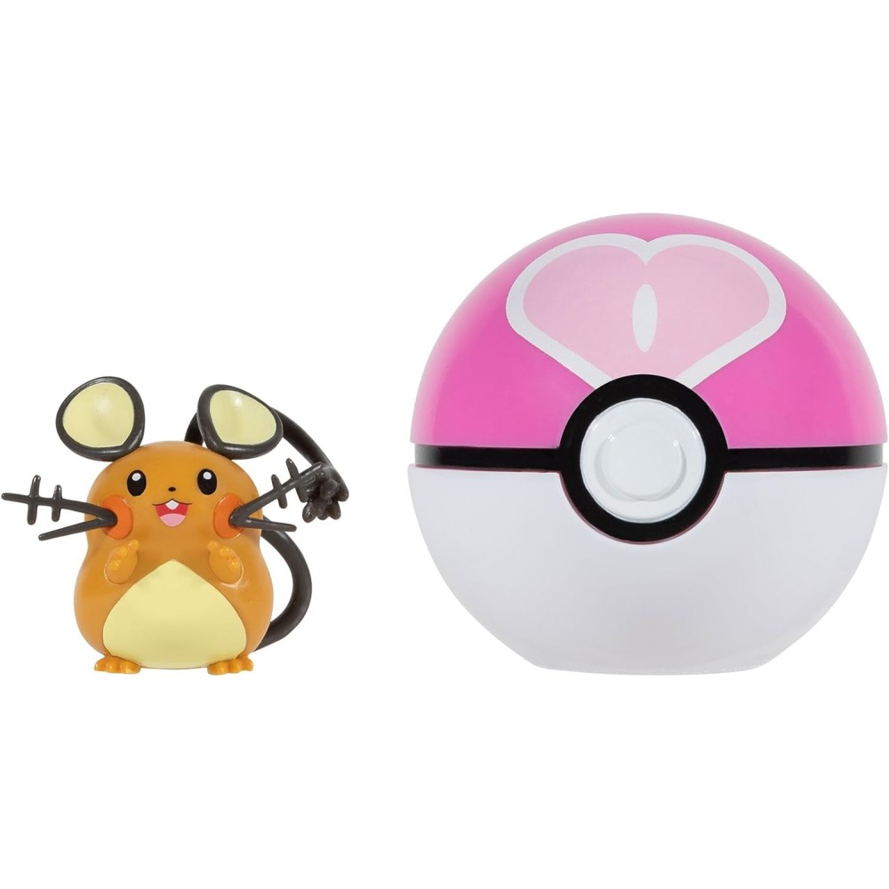 Pokémon Clip 'N' Go - Dedenne e Love Ball 5cm
