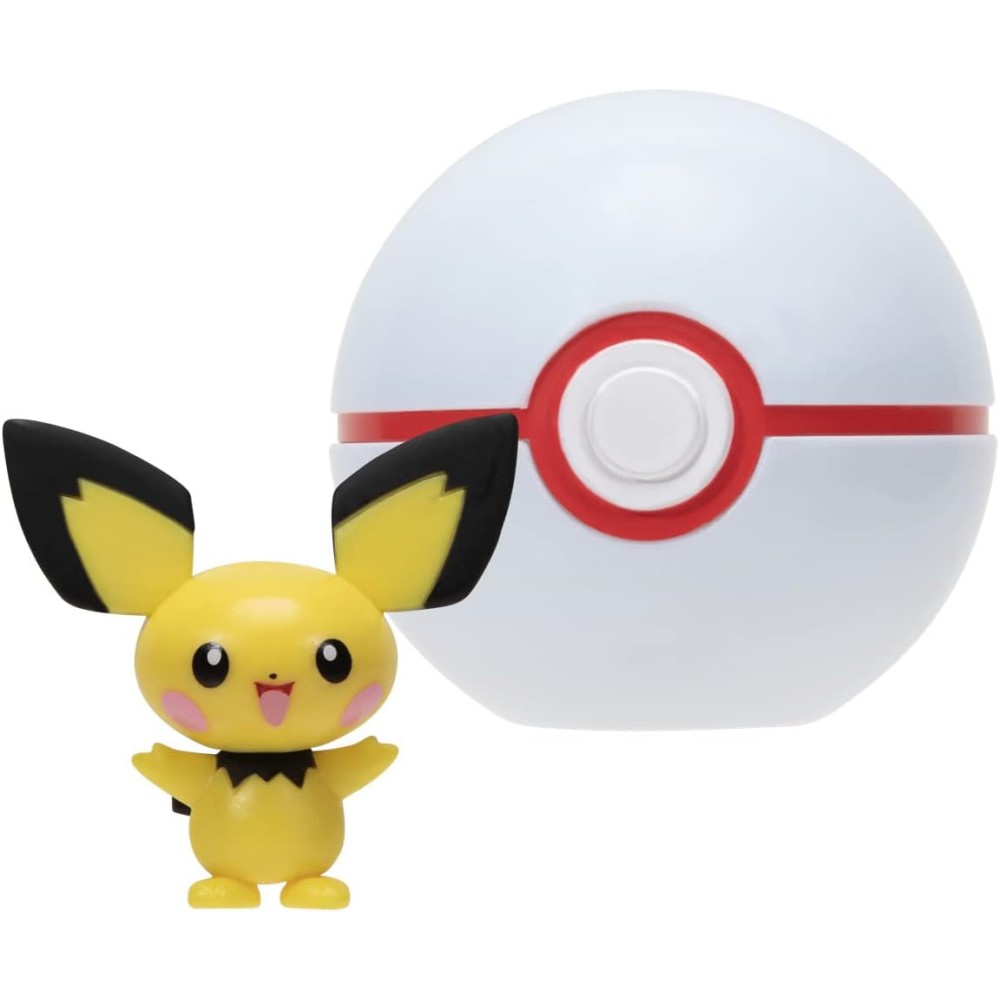 Pokémon Clip 'N' Go - Pichu e Premier Ball 5cm