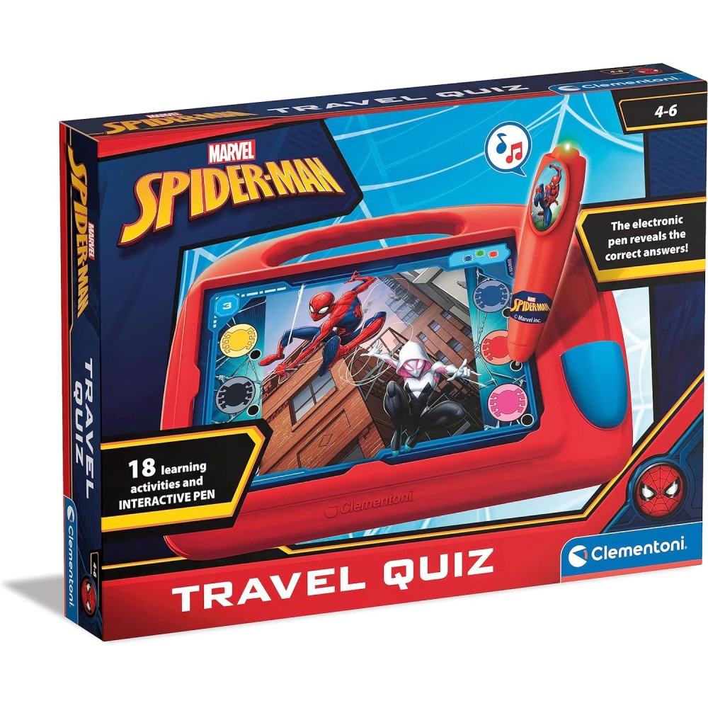 Clementoni Marvel Spider-Man - Sapientino Travel Quiz
