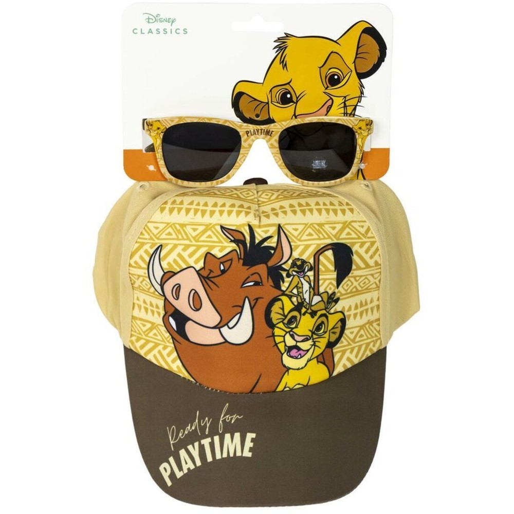 Disney Il re leone - Cappello visiera con Occhiali da Sole bambini, Set Regalo
