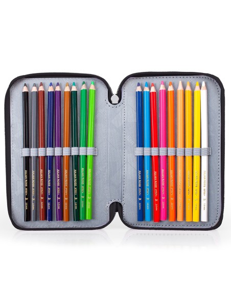 Julian Ross Champions Neroazzurro - Astuccio 3 scomparti per la Scuola o il Tempo Libero