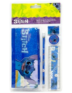 Disney Stitch - Set 5 pezzi cancelleria