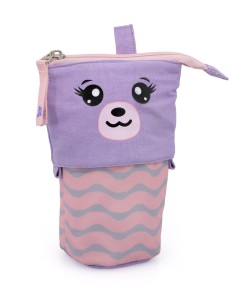 Julian Ross Teddy Bear - Astuccio Telescopico 2in1 Per Bambini, Portapenne Per La Scuola o il tempo libero, 18x13x6cm 2