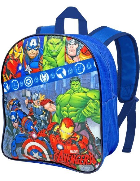 Marvel Avengers - Zaino bambino per l'asilo o il tempo libero, 30cm