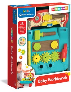 Clementoni Baby Workbench - Banchetto lavoro con attrezzi per bambini 2