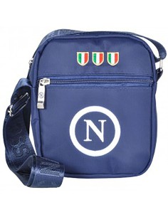SSC Napoli - Tracolla borsello ricamo, 19x16x5cm