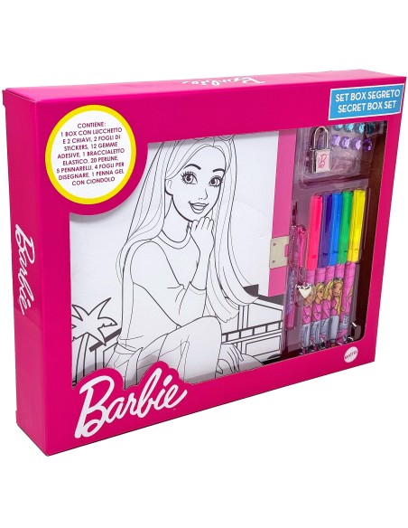 Barbie - Set box segreto con accessori