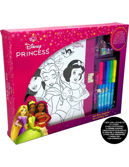 Principesse Disney - Set box segreto con accessori
