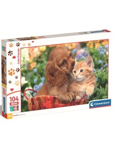 Clementoni Cute Friends - Puzzle Maxi Supercolor 104 pezzi