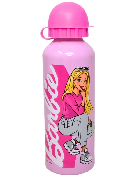 Barbie - Borraccia in alluminio per bambini, 500ml