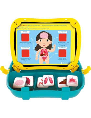 Clementoni Sapientino - Valigetta del Dottore, Kit Medico Bambini 4-6 Anni