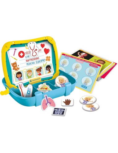 Clementoni Sapientino - Valigetta del Dottore, Kit Medico Bambini 4-6 Anni