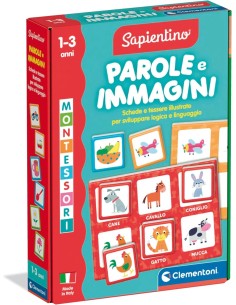 Clementoni Sapientino - Parole e Immagini, Gioco Educativo Bambini 1-3 Anni
