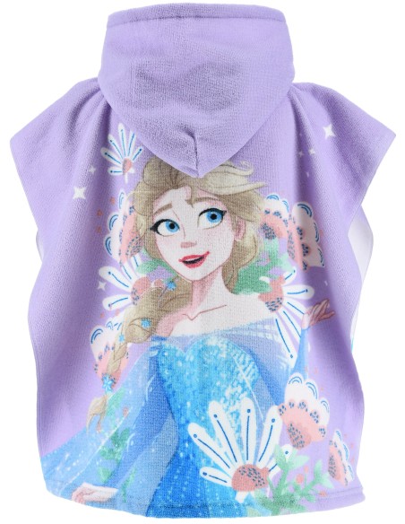Disney Elsa Frozen - Poncho Mare / Asciugamano per bambini, asciugatura rapida, ultra morbido, 55x110cm Disney Elsa Frozen - Poncho Mare / Asciugamano per bambini, asciugatura rapida, ultra morbido, 55x110cm