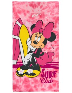 Disney Minni - Telo Mare / Asciugamano per bambini, asciugatura rapida, ultra morbido, 140cm