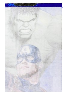 Marvel Avengers - Telo Mare / Asciugamano per bambini, asciugatura rapida, ultra morbido, 140cm 2